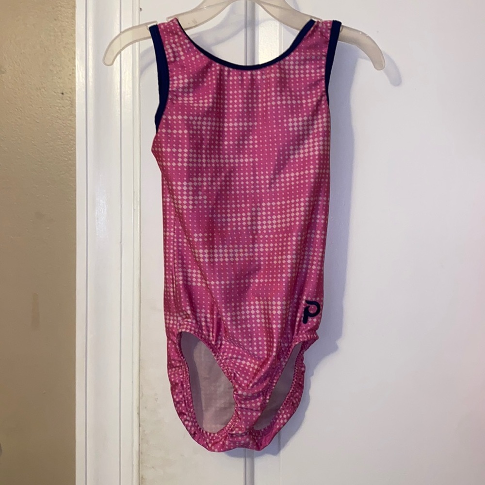 Pink Plum Practice Wear gymnastics leotard